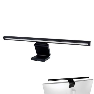 REV Lampe USB pour moniteur avec batterie de secours env. 60 min. 39 cm, à clipser, 120 lm, 3 couleurs, noir