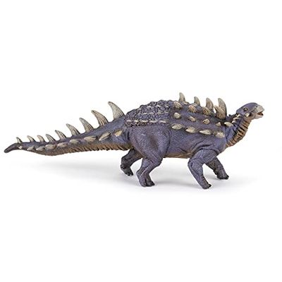 PAPO DINOSAURS Velociraptor 55060 Polacanthus statyett, flerfärgad, 5 cm