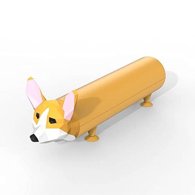 External Pet Battery Backup - Portable Power Bank Smartphone Charger - 4800 mAh Capacity - Charges 2 Batteries - Smart with 2A Fast Charge - Corgi Design - MOB