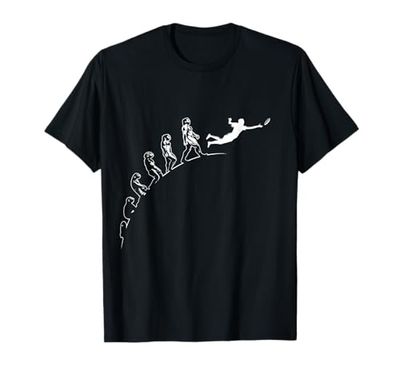Ultimate Frisbee Flying Discs Evoluzione dell'uomo Maglietta