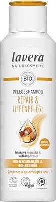 lavera Expert & Deep Care Shampoo con Olio di Macadamia Biologico e Quinoa Biologica Intensamente e Ricchi Capelli Nutriti Cosmetici Naturali Vegani 250 ml