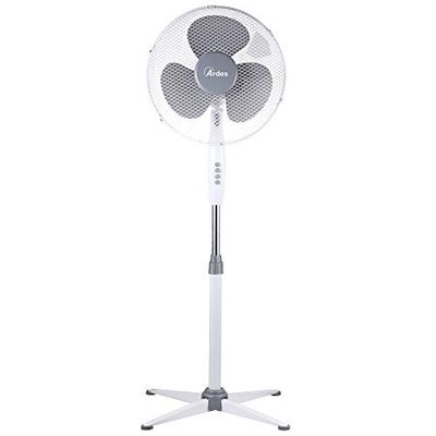 Ardes Ar5Br40P Ventilateur à pied Brisa 40P, base croix 60 cm, blanc, 50,5 x 42 x 13 cm