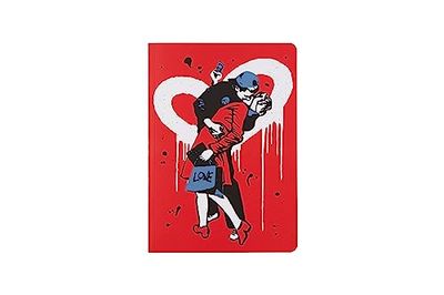 Art&Design24 - Cuaderno oficial TVBOY, diseño de The influencer's Kiss, interior punteado, 100 hojas blancas, papel ecológico, formato A5, 15 x 21 cm