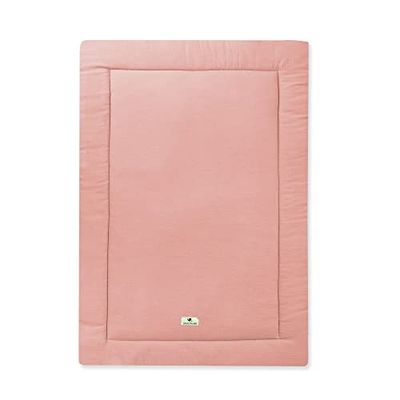 Julius Zöllner Mousseline kruipdeken | Gr. 95x135 cm | Made in Germany | 100% katoen mousseline | Oeko-Tex® standaard 100 | Dusty Rose