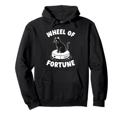 Wheel Of Fortune Robot Vacuum Cleaner Funny Cat Pullover Hoodie