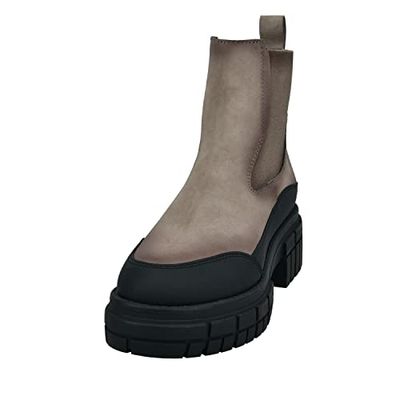BAGATT Dames Tonic Chelsea, Lichtgrijs zwart, 36 EU