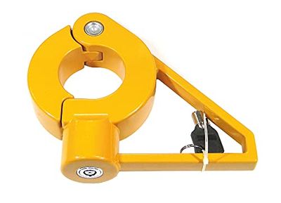 Kingpin Lock Serrure de roue en alliage robuste pour 5 roues de sécurité, antivol, King, haute sécurité pour remorques, trails, tracteurs, antivol 5a Roue universelle
