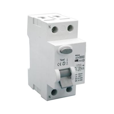 VoltShine Interruttore differenziale 1P+N 40A, 0,030A, 6kA. Protegge i tuoi impianti elettrici da sovraccarichi e guasti a terra, garantendo sicurezza e affidabilità in casa.