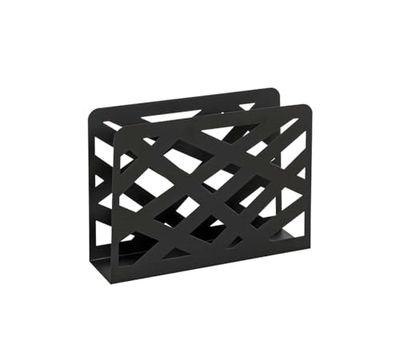 HAKU Möbel Cabide preto, metal, metal - Dim. : AN 35 cm x L 26 cm x P 10 cm, estilo: Moderno