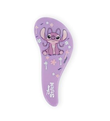 Disney Brosse Démêlante Bébé Enfant Angel – Lilo & Stitch – Cheveux Fins, Bouclés, Épais - Dents Souples, Massage Cuir Chevelu – Accessoire Cheveux, Soin, Toilette - Produit Officiel