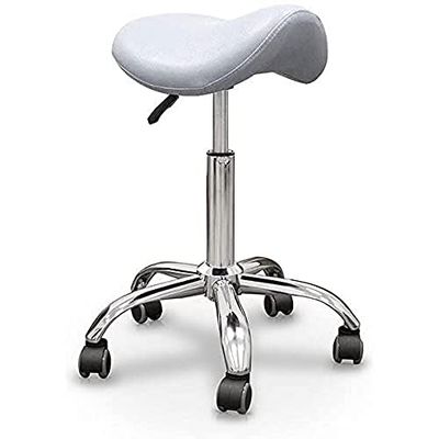 QUIRUMED Kruk pony basis chroom 5 wielen zilver