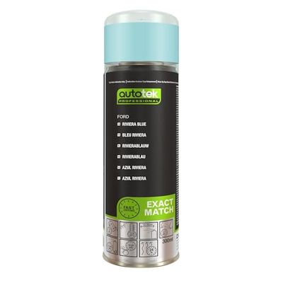 Autotek Professional Exact Match Car Spray Paint - Ford Riviera Blue Aerosol Spray 300ml