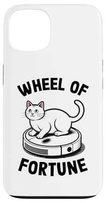 Wheel Of Fortune Cat Joke Robot Vacuum Cleaner Cat Case for iPhone 13