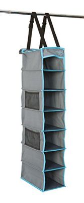 Bo-Camp - Range-tout - 7 compartiments - Multifonctionnel - 30x17x84 cm, Anthracite