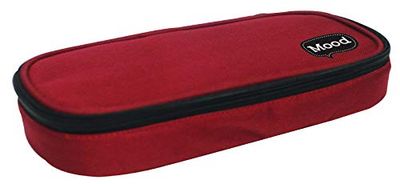 Diakakis 000580100 Square Pencil Case Mood Victory, Bordeaux