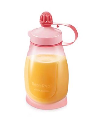 Tescoma Papu Papi Soft Bottle with Spoon, 200 ml, Pink