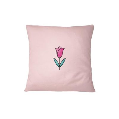 Bona Basics, Federa decorativa per cuscino, decorazione per la casa, per divano, caffetteria, dimensioni: 60 x 60 cm, colore: rosa chiaro