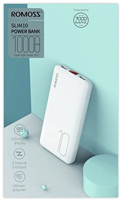 POWERBANK ROMOSS PSP10 10000 MAH extra accu wit