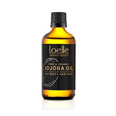 Loelle - Aceite de Jojoba Puro y Orgánico Prensado en Frío, Apto para Todo Tipo de Piel, Aceites de Jojoba para Pelo, Cara, Manos, Cuerpo y Área Íntima, Cosmética Natural, Cosechado en Perú 100ml
