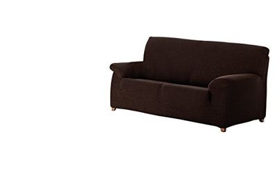Eysa Angelo, sofaplaid, 2 vierkanten, polyester, acryl, elastomeerkunststof, bruin