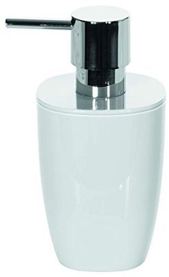 Spirella Tvåldispenser "Pure" flytande tvåldispenser 300 ml lång och robust vit