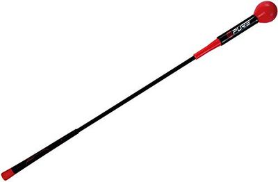 pure2i mprove Golf Tempo Trainer, unissexo, p2i1003, preto e vermelho, 100 cm