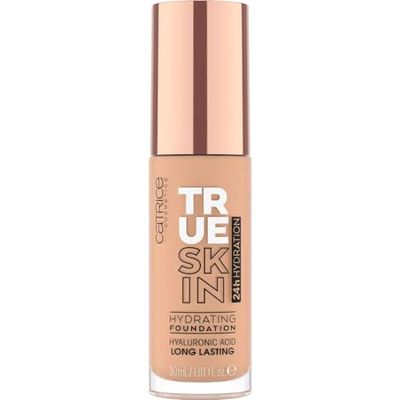 Catrice True Skin Hydrating Foundation, No. 020, Nude, Moisturising, Long-Lasting, Natural, Vegan, Alcohol-Free, Paraben-Free, No Microplastic Particles, Pack of 1 (30 ml)