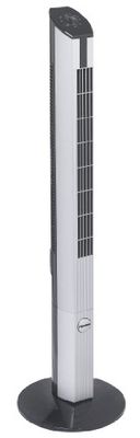 Bestron Ventilateur colonne oscillant design, Hauteur : 107 cm, 50 W, Noir/Gris