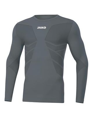 Maillot de Sous-Vêtements Manches Longues pour Homme, Taille XXS, Gris Pierre