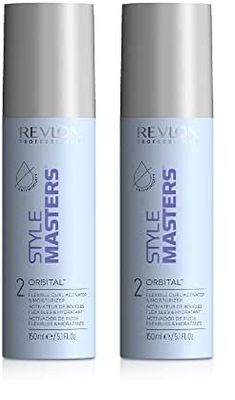 REVLON PROFESSIONAL STYLE MASTERS CURLY ORBITAL, Gel Per Capelli, Gel Idratante per Capelli Ricci, Gel per Capelli Crespi, Gel per Definire I Ricci, 150ml (Confezione da 2)