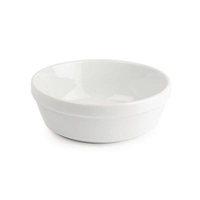 Olympia Whiteware - Cuencos redondos para tartas (porcelana, 47 x 137 x 137 mm, 6 unidades)