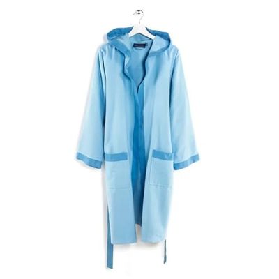 Caleffi - Accappatoio Uomo Donna Microfibra Morbido Leggero Assorbente Accappatoio Donna Uomo Rapida Asciugatura, Accappatoio Microfibra Cappuccio Tasche Cintura con Passanti e Gancio + Bag Coordinata