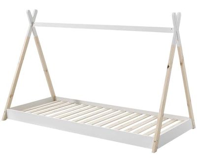 Vipack Lit Tipi 70x140 Blanc