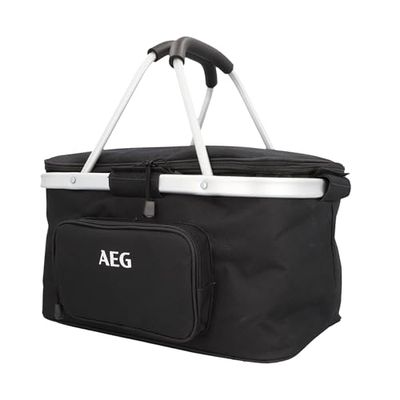 AEG Automotive 10714 26 Litre Cooling Basket KS26 Shopping Basket Insulated Picnic Basket Thermal Bag Cooler Bag