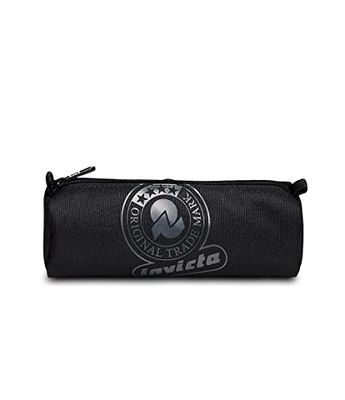Invicta Pencil case - Pen bag, multicolor, Box for Stationery, Pen Pouch for Teen Girls and Boys, Perfect for School Supplies, black, LOGO