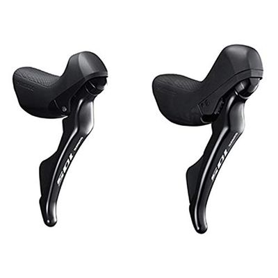 Shimano ST-R7000 105, Coppia Comandi Cambio, Nero, 11V
