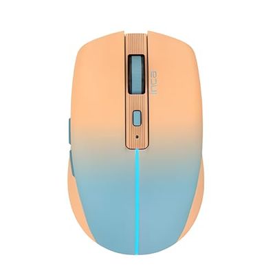 Inca Souris IWM-511RT 1600 DPI, Wrls & BT, Bouton 6D, Orange