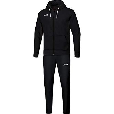 JAKO Base mit Kapuze, Tuta da Jogging. Bambini, Nero, 14