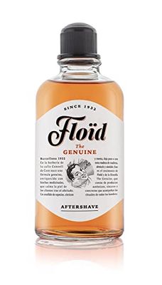 Floid The Genuine Aftershave Lotion (400ml), Men's Aftershave with Refreshing Menthol Rebalances, Regenerates and Reduces Skin Irritation, Men's Skin Care