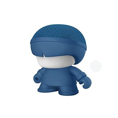 Xoopar - Mini Xboy Bluetooth Portable Speaker Mini draagbare speaker met LED licht - Krachtig 360° geluid geïntegreerd Selfie afstandsbediening - Blauw