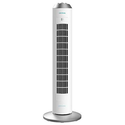 Cecotec Torenventilator EnergySilence 8090 Skyline. 60 W, 33 '' (84 cm) hoogte, oscillerend, koperen motor, 3 snelheden, 8-urige timer, wit