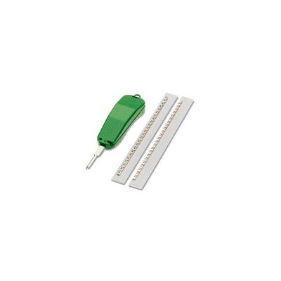 Phoenix Contact PABE-B K Lot de 10 marqueurs d'échelle pré-imprimés K Blanc Largeur 2,1 mm