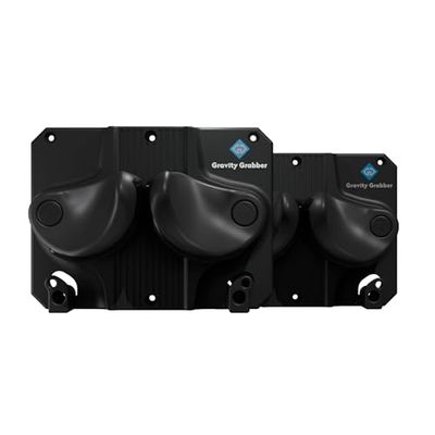 Gravity Grabber Support Mural pour Ski et Snowboard - pour Tout Type de Ski ou Snowboard - Protège Rocker et Extrémités - sans Risques - 2X - Noir