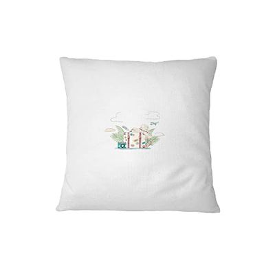 Questo Casa Housse de Coussin décorative, Housse de Coussin, décoration d'intérieur, canapé, café, Taille 45 x 45 cm, conçue et fabriquée en Turquie