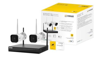Vimar 46KIT.036C Kit Wi-Fi 3Mpx + 2camáras Bullet 3.6mm
