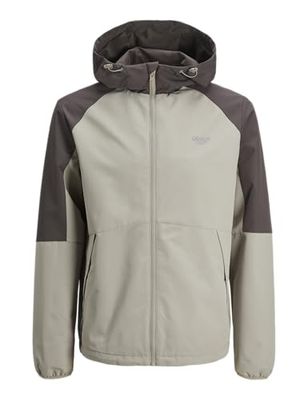 JACK&JONES JORBUSHWICK Herenjas, London Fog/Detail: Blocking, XS, London Fog/Detail: blokkeren, XS