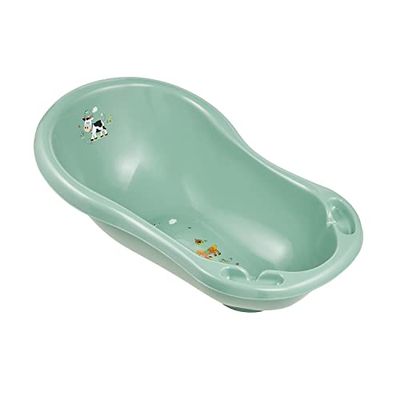 keeeper Funny Farm Maria, Maria, Nordic Green, ergonomische babykuip met stop, vanaf 0 tot ca. 12 maanden, 84 cm