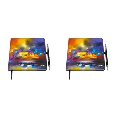 Pyramid International Scott Naismith Notebook Gift Set Notepad and Pen (Warmth Emanates Design) 192 Pages - Official Merchandise (Pack of 2)