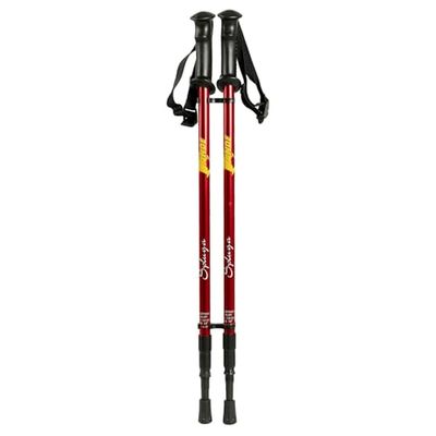 ANDE A32003A-0370 Telescopische stokken Unisex Rood