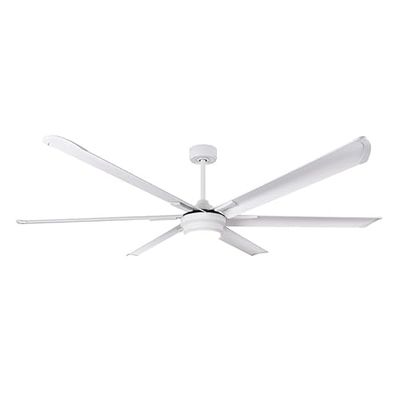 Eden pulse Ventilator, wit, 6 vleugels, aluminium, 30 W, 3250 lm, geïntegreerde led, 3 temperaturen, afstandsbediening, 35/42,5 x 198 x 198 cm